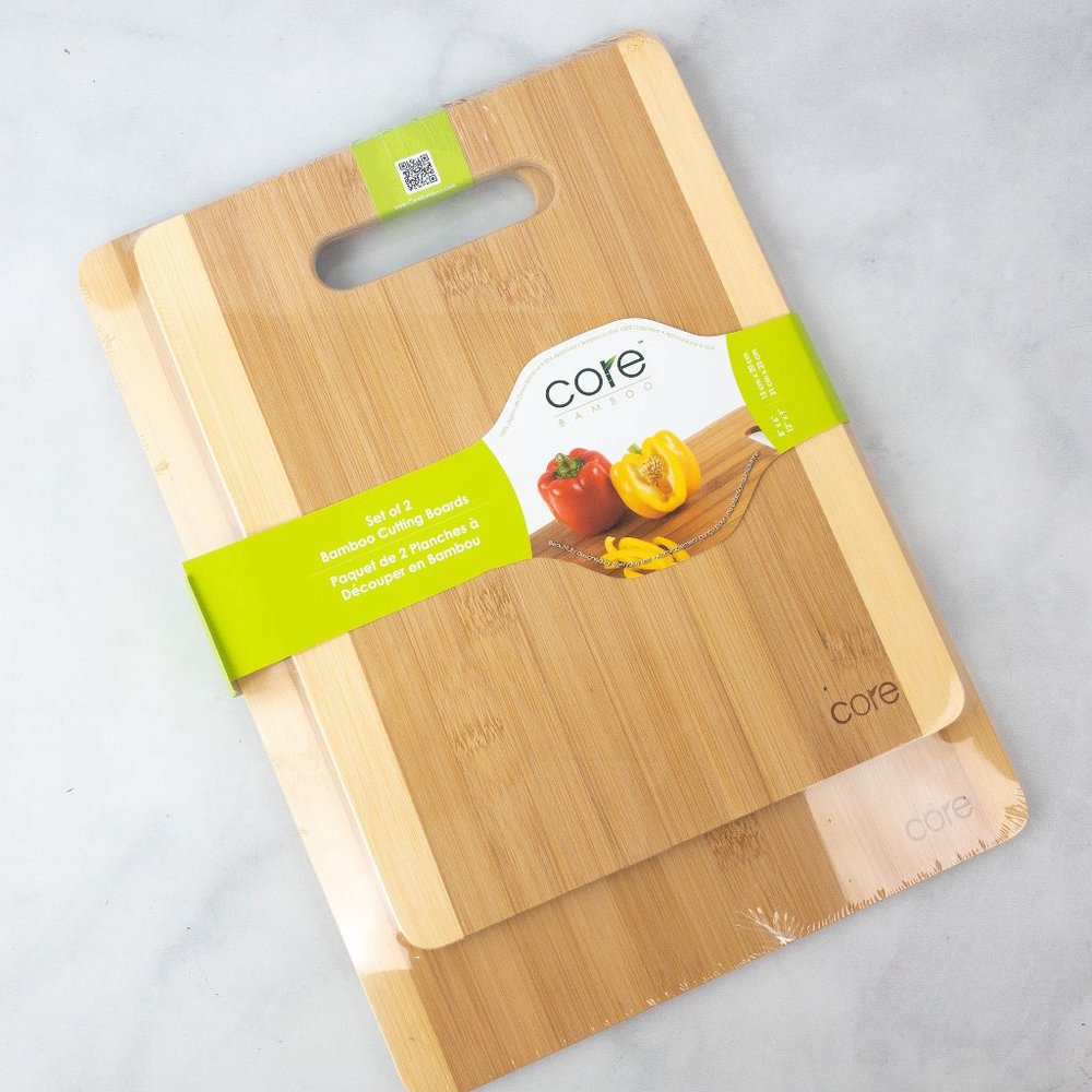 Core Bamboo Set of 2 Bamboo Cutting Boards